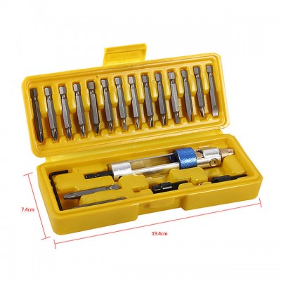 Screwdriver Tools High Speed Drill 20 bits Drill Driver Head hardware tools high quality handbag hardware