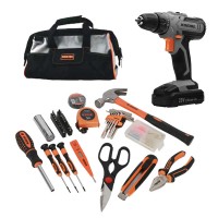 Household Tools Set with Electric Drill